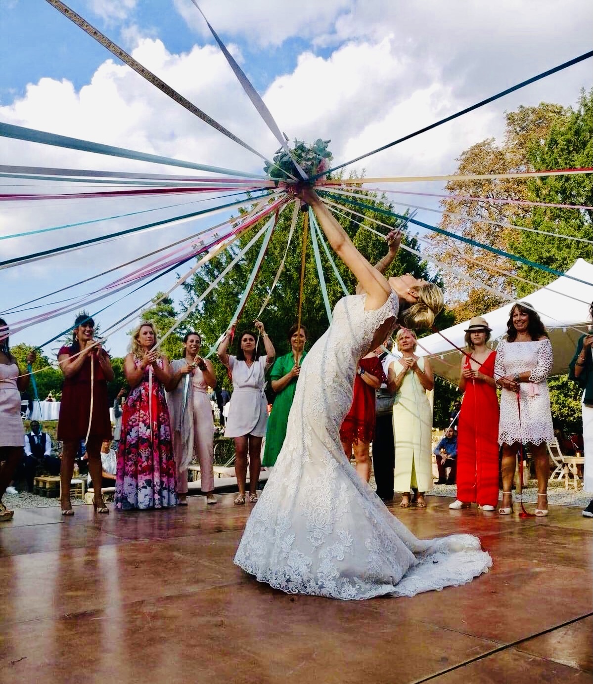 ZOCONE Kit Ruban Bouquet Mariée, Jeu Du Ruban Mariage