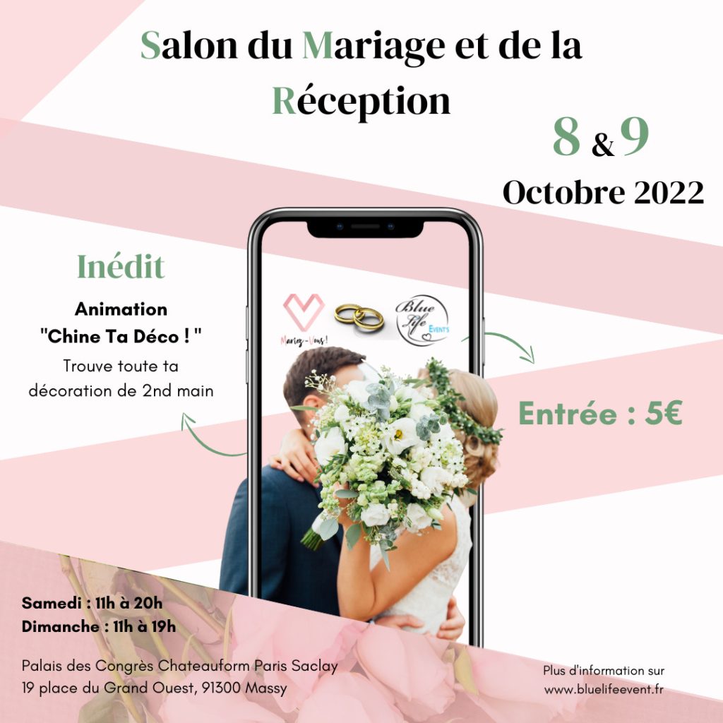 affiche Salon du Mariage et de la Réception avec Mariez-Vous !