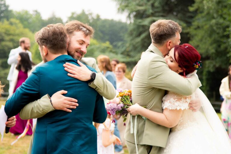 Couple lors de leur mariage